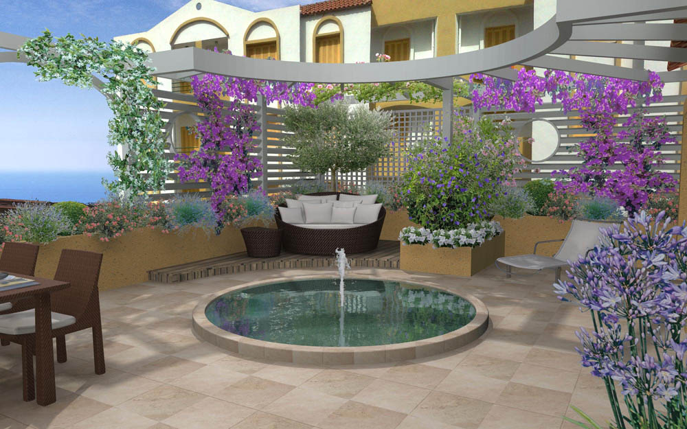 jardin suspendu 3d